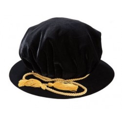 博士圓帽連金穗 (黑色B-01/棗紅色B-02/藍色B-03/灰色B-04)